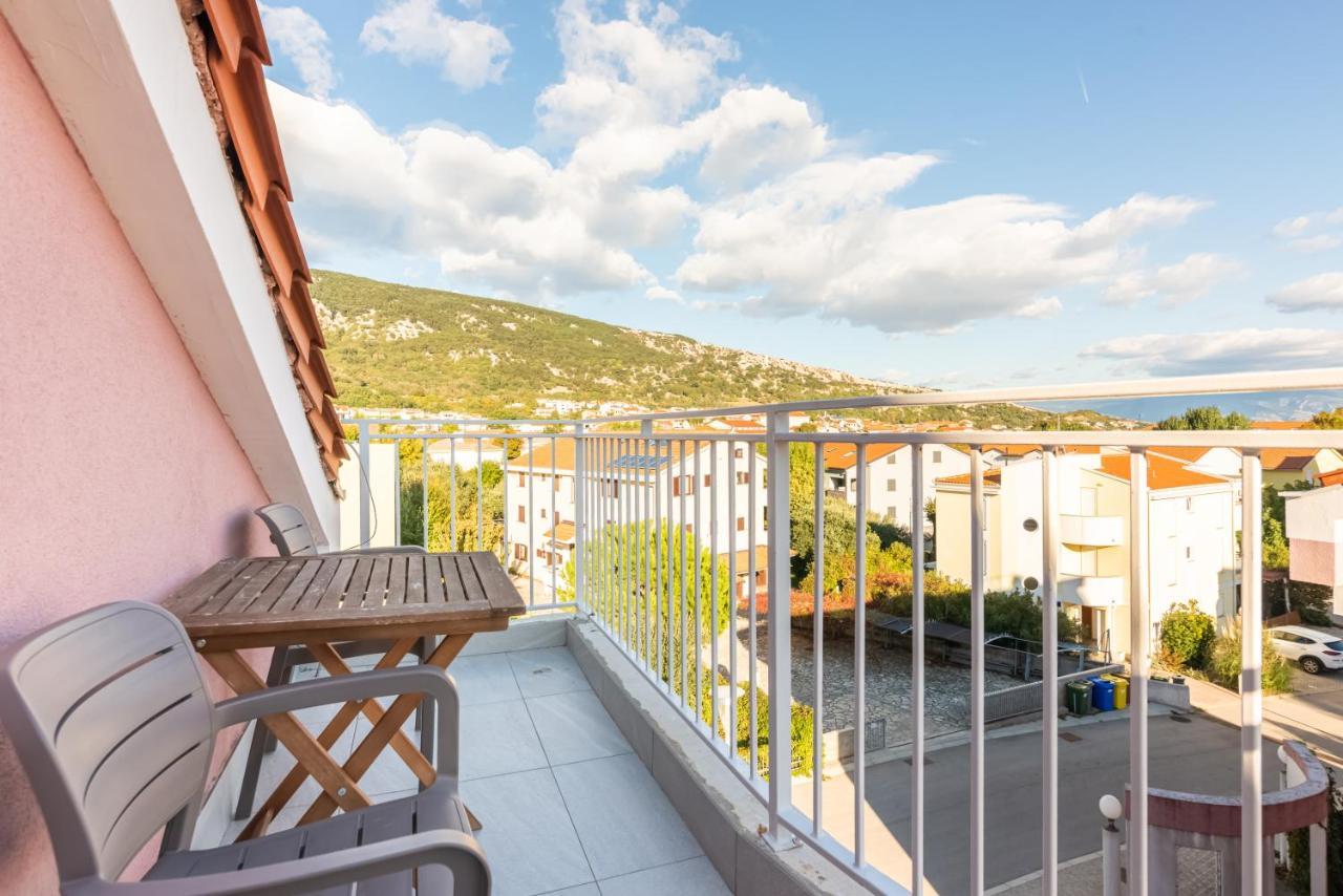Apartment Mimoza 5, Baska, Krk Bagian luar foto